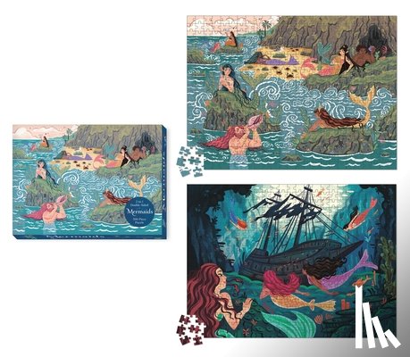 Running Press - Mermaids 2-In-1 Double-Sided 500-Piece Puzzle