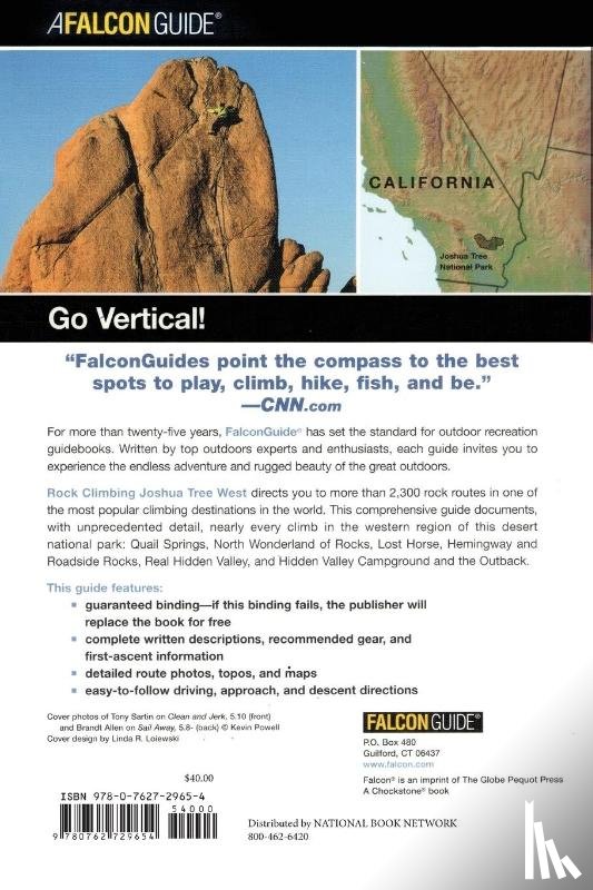 Vogel, Randy - Rock Climbing Joshua Tree West