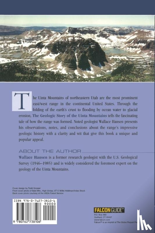 Hansen, Wallace, Intermountain Natural History Association, Kostak, Jean - Geologic Story of the Uinta Mountains