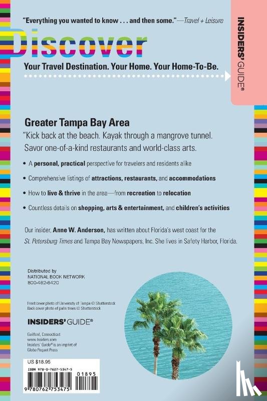 Anderson, Anne - Insiders' Guide® to the Greater Tampa Bay Area