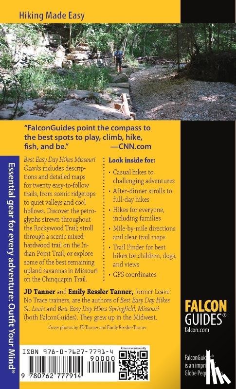 Tanner, JD, Ressler-Tanner, Emily - Best Easy Day Hikes Missouri Ozarks