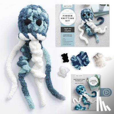 Benedict, Sabrina-Rose - Super Simple Finger Knitting Kit Jiggle the Jellyfish