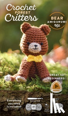 Schiffer Publishing, Ltd. - Crochet Forest Critters Amigurumi Kit Bear