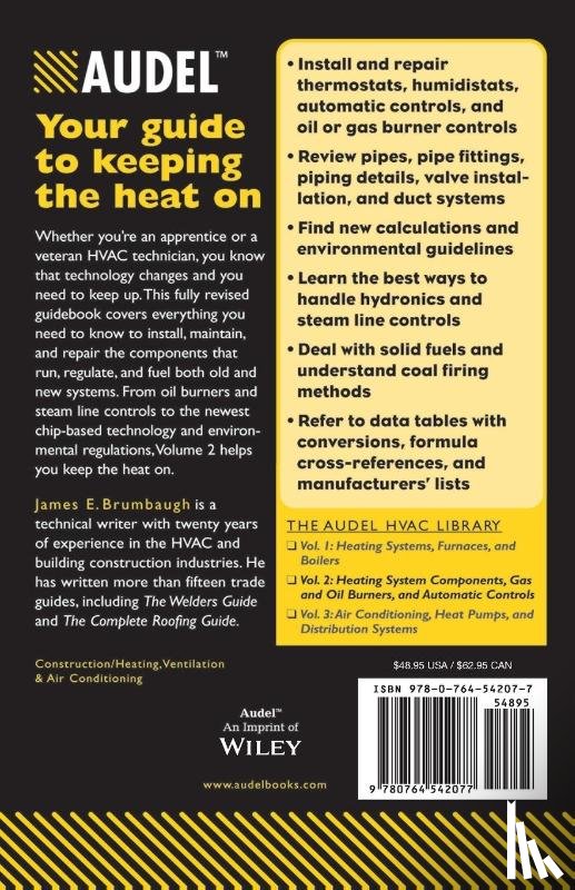 Brumbaugh, James E. (Shenandoah University - Audel HVAC Fundamentals, Volume 2