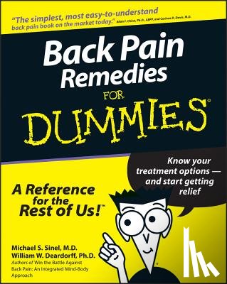 Sinel, Michael S., Deardorff, William W. - Back Pain Remedies For Dummies