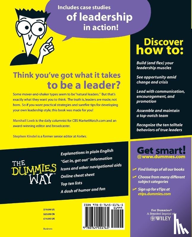 Loeb, Marshall, Kindel, Stephen - Leadership For Dummies