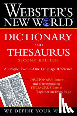 The Editors of the Webster's New Wo - WEB NEW WORLD DICT & THESAURUS