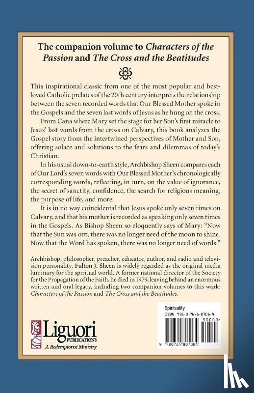 Sheen, Fulton J. - Seven Words of Jesus and Mary