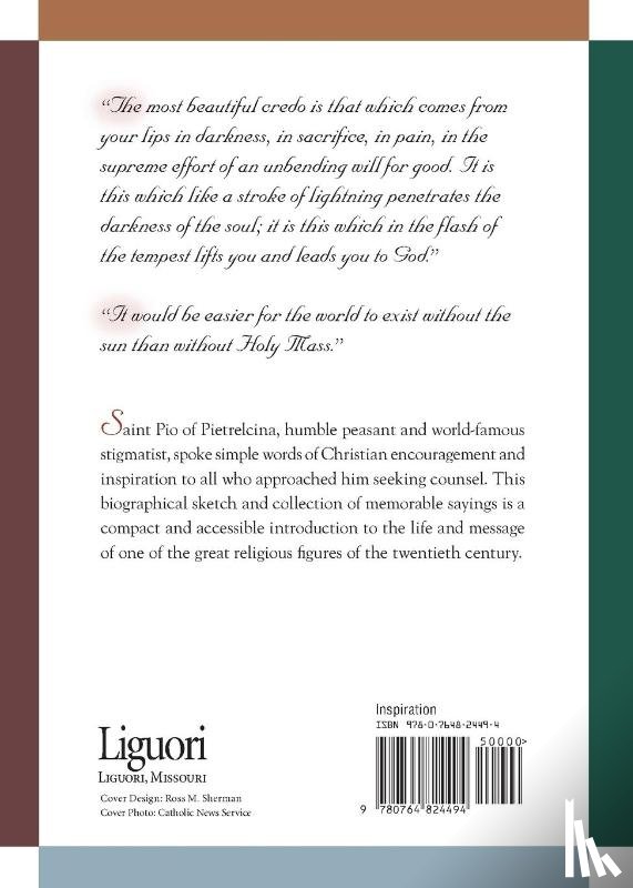 Chiffolo, Anthony - Padre Pio: In My Own Words