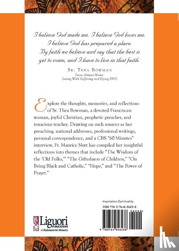 Nutt, Maurice - Thea Bowman: In My Own Words