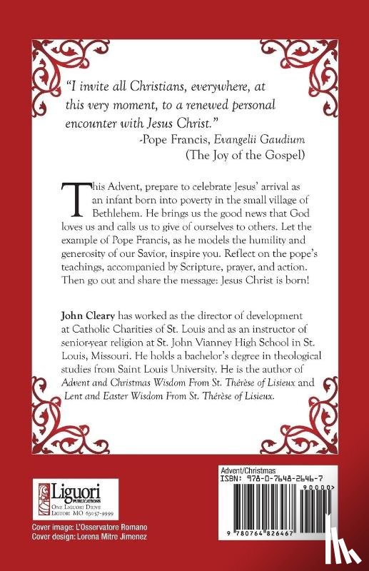Cleary, John - Advent and Christmas Wisdom from Pope Francis