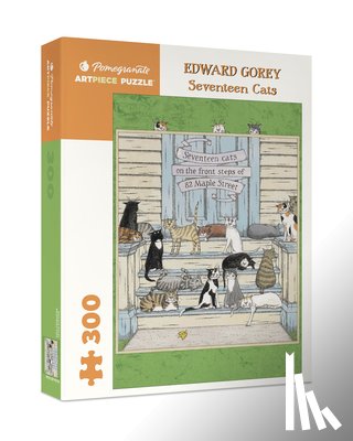 Edward Gorey - Seventeen Cats 300-Piece Jigsaw Puzzle
