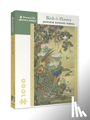 Pomegranate Communications, Inc - Birds & Flowers: Japanese Hanging Scroll 1000-Piece Jigsaw Puzzle