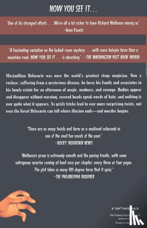 Matheson, Richard - Now You See it...