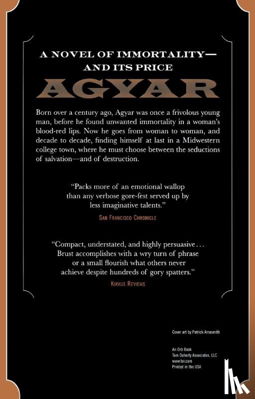 Brust, Steven - Agyar