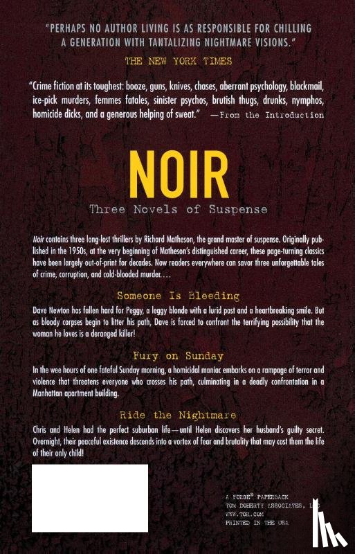 Matheson, Richard - Noir