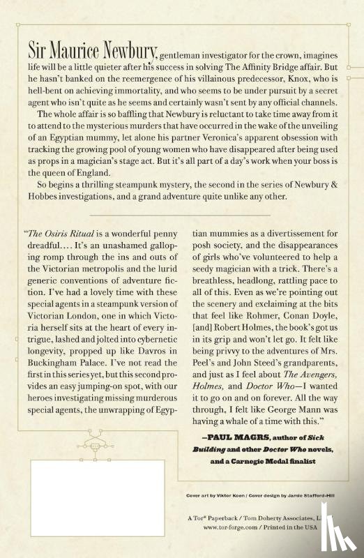 Mann, George - The Osiris Ritual