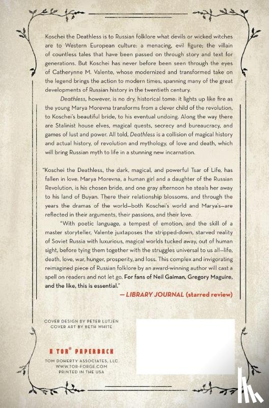 Valente, Catherynne M. - Deathless