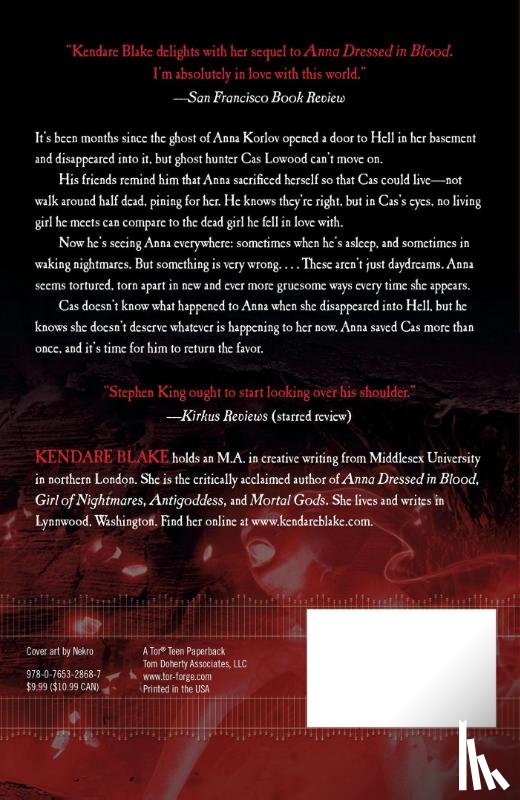 Kendare Blake - Girl of Nightmares