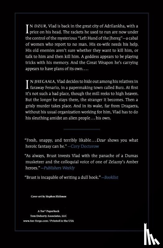 Brust, Steven - The Book of Dzur