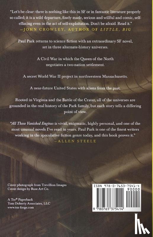 Park, Paul - ALL THOSE VANISHED ENGINES