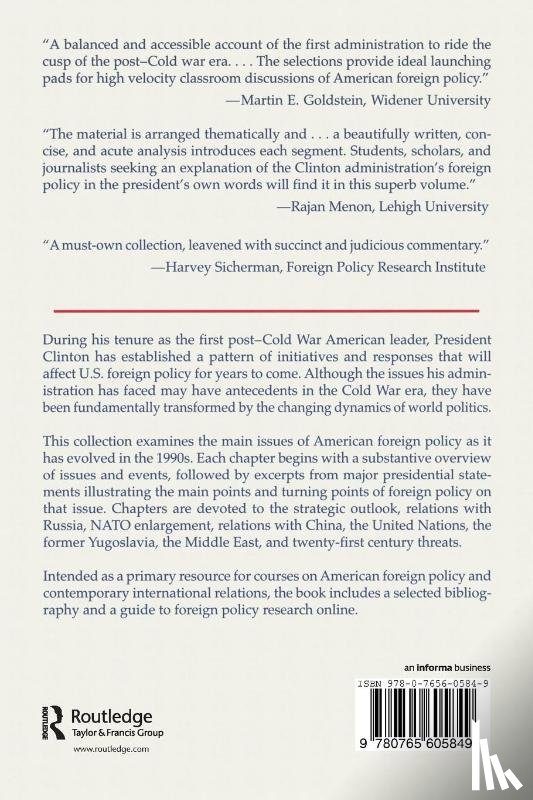 Rubinstein, Alvin Z. - Clinton Foreign Policy Reader