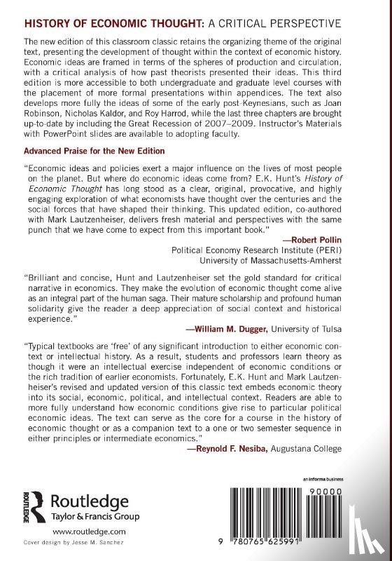 Hunt, E. K., Lautzenheiser, Mark - History of Economic Thought