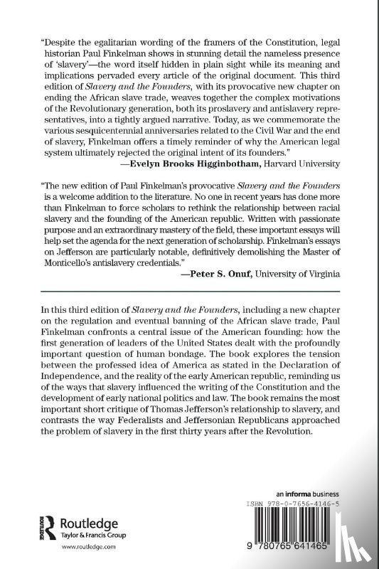 Finkelman, Paul - Slavery and the Founders