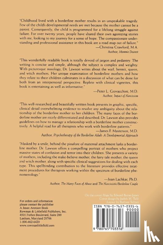 Lawson, Christine Ann - Understanding the Borderline Mother