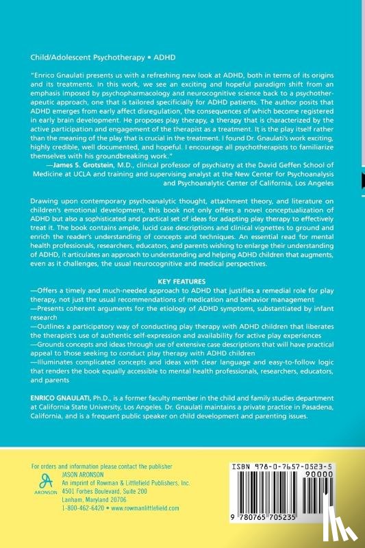 Gnaulati, Enrico - Emotion-Regulating Play Therapy with ADHD Children