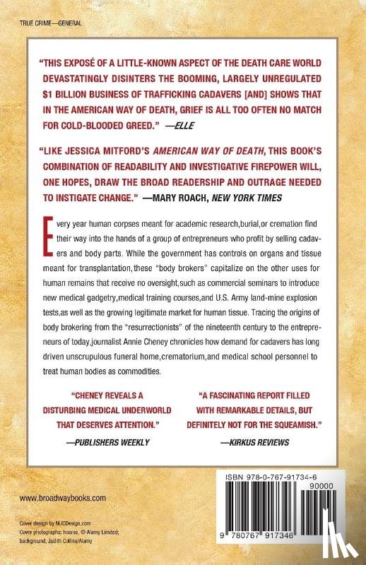 Cheney, Annie - Body Brokers