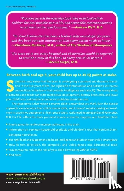 Perlmutter, David, Colman, Carol - Raise a Smarter Child by Kindergarten
