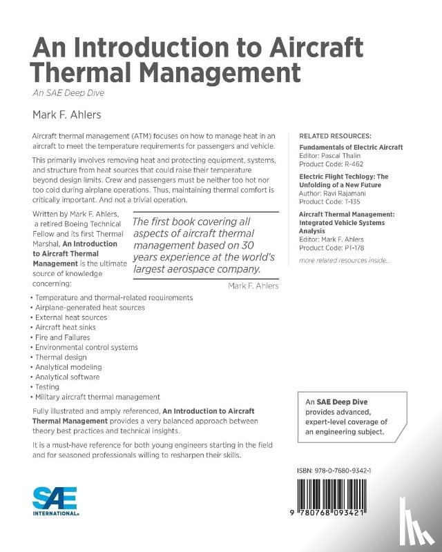 Ahlers, Mark - An Introduction to Aircraft Thermal Management