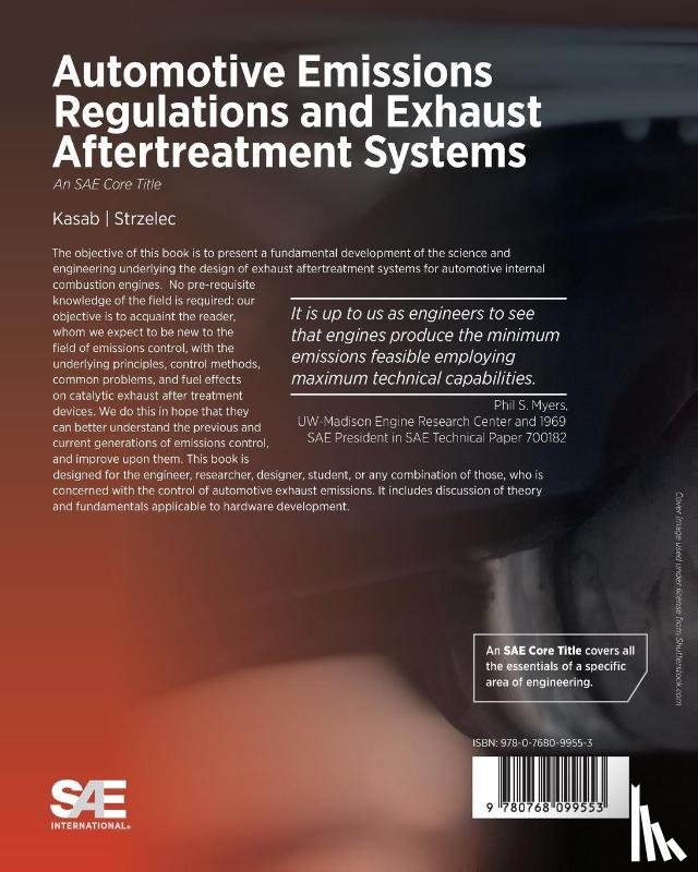 Kasab, John, Strzelec, Andrea - Automotive Emissions Regulations and Exhaust Aftertreatment Systems