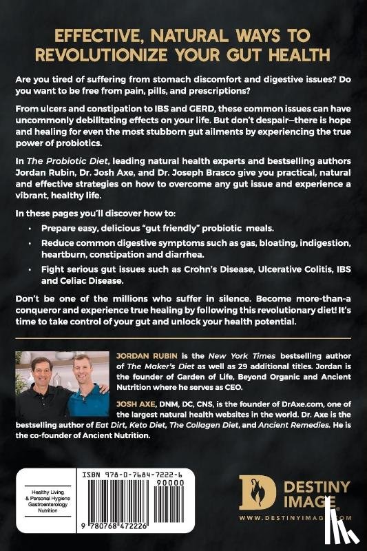 Rubin, Jordan, Axe, Josh, Brasco, Joseph - The Probiotic Diet