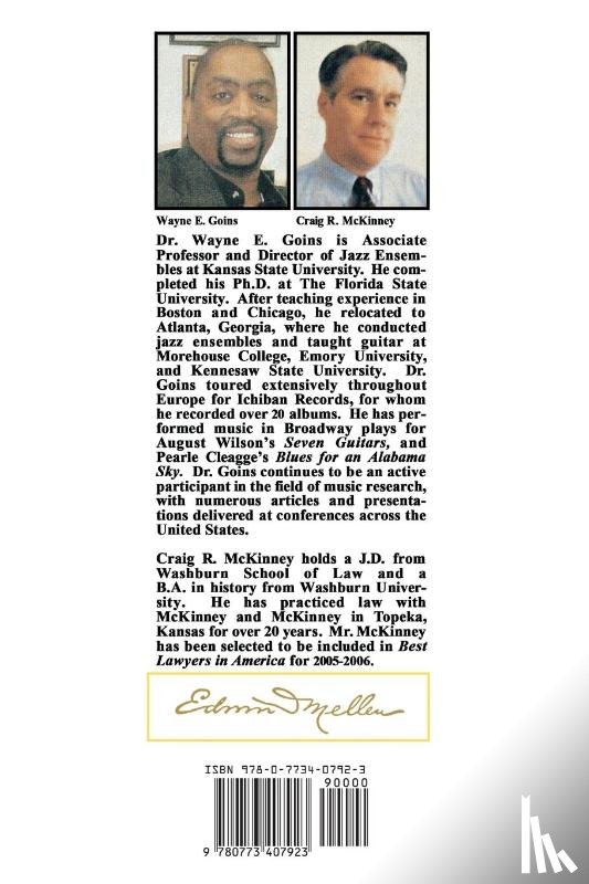 Goins, Wayne E, McKinney, Craig R - A Biography of Charlie Christian, Jazz Guitar's King of Swing