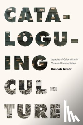 Turner, Hannah - Cataloguing Culture