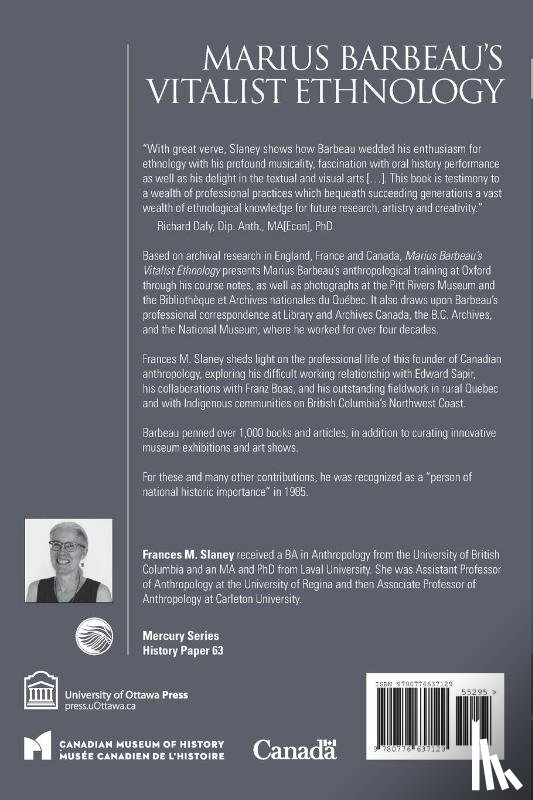 Slaney, Frances M. - Marius Barbeau’s Vitalist Ethnology