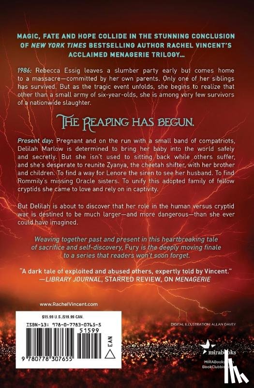 Vincent, Rachel - FURY ORIGINAL/E