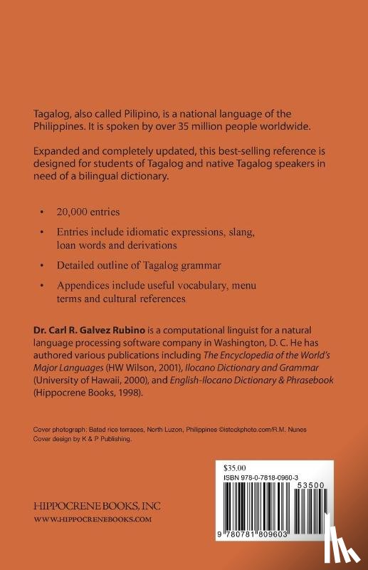 Rubino, Carl, Tan Llenado, Maria Gracia - Tagalog-English/English-Tagalog Standard Dictionary