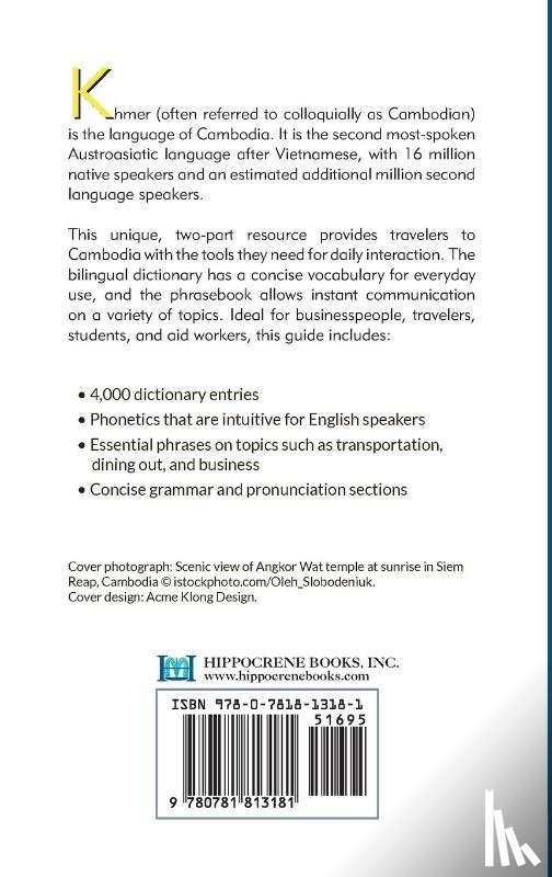 Ngoun, Soksan - Khmer-English/English-Khmer Dictionary & Phrasebook