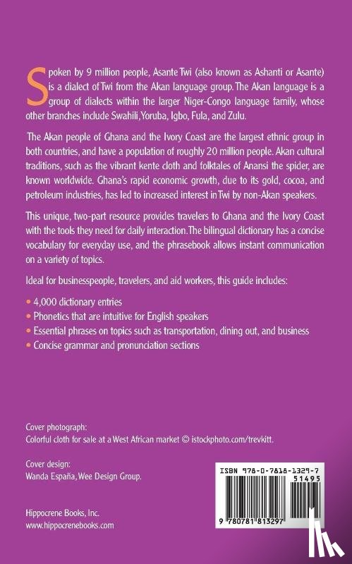  - Asante Twi-English/English-Asante Twi Dictionary & Phrasebook