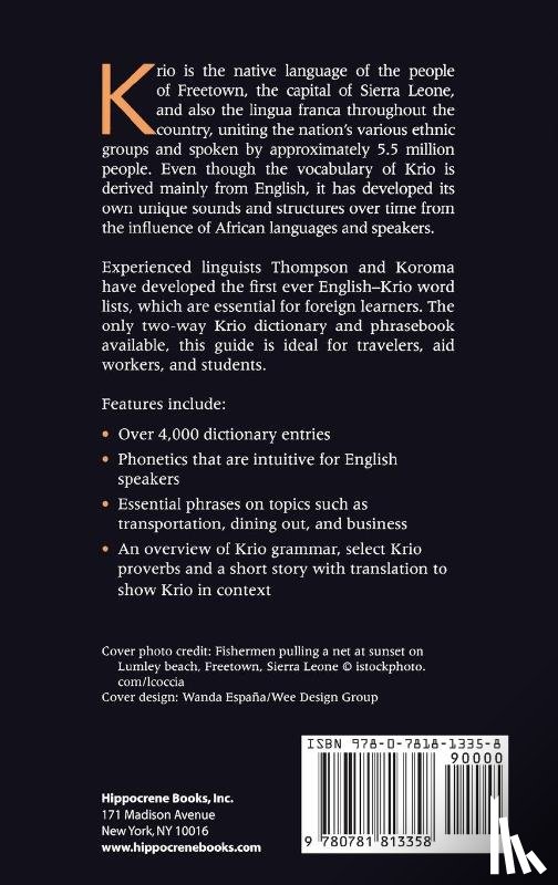 Thompson, Hanne-Ruth, Koroma, Momoh Taziff - Krio-English/English-Krio Dictionary & Phrasebook
