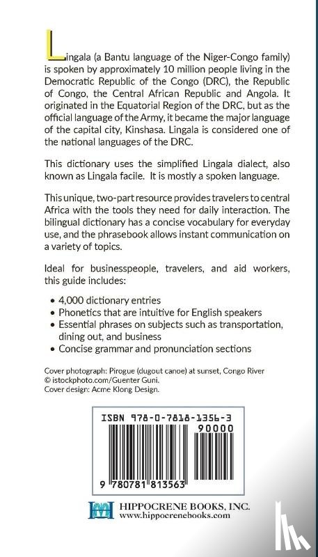  - Lingala-English/English-Lingala Dictionary & Phrasebook