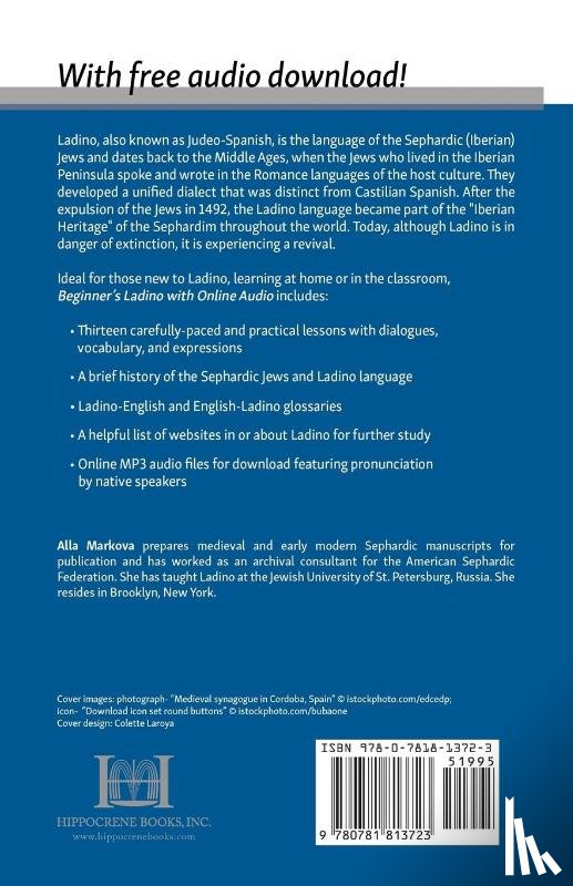 Markova, Alla - Beginner's Ladino with Online Audio