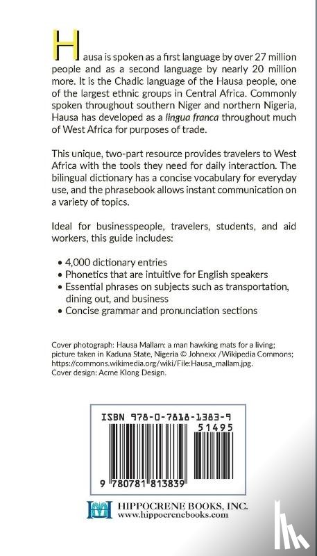  - Hausa-English/ English-Hausa Dictionary & Phrasebook