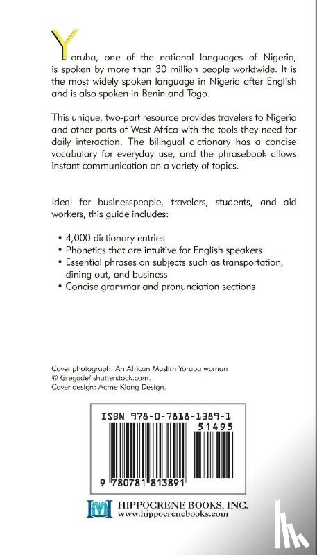  - Yoruba-English/ English-Yoruba Dictionary & Phrasebook