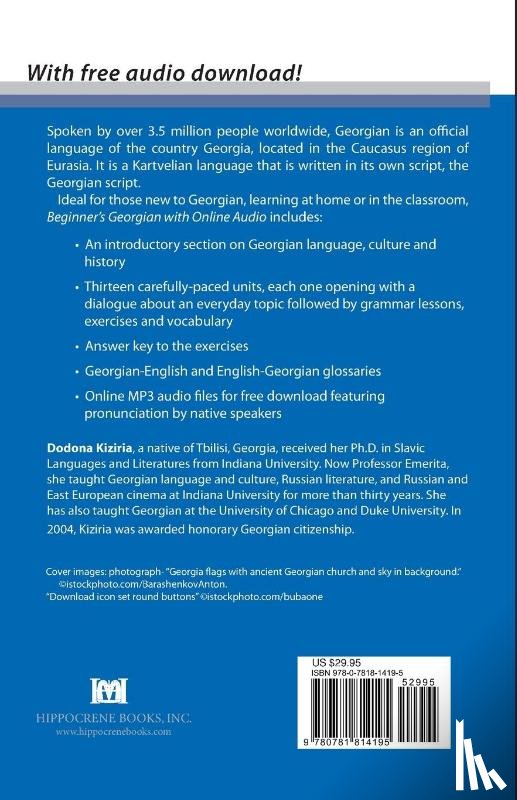 Kiziria, Dodona - Beginner's Georgian with Online Audio