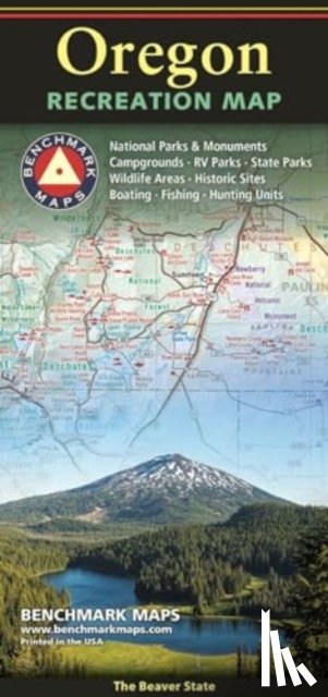 Benchmark Maps - Oregon Recreation Map
