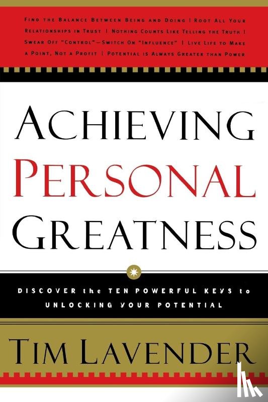 Lavender, Tim - Achieving Personal Greatness